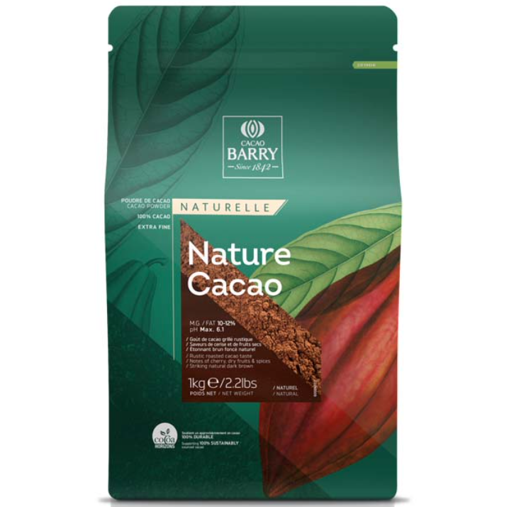 Какао порошок NATURE CACAO 10-12% Cacao Barry, 100 гр Изображение Какао порошок NATURE CACAO 10-12% Cacao Barry, 100 гр
